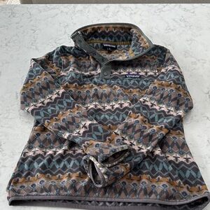 Patagonia Multicolor Geometric Fleece Pullover